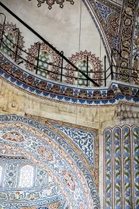 Turkey Prints: The interior of the Blue Mosque in Istanbul, Turkey