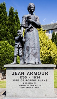 The Jean Armour Statue, Dumfries, Scotland