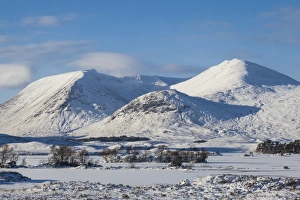 Mountains Prints: Lochan na h-Achlaise and Blackmount, Scotland
