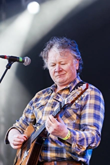 Lorn Prints: Manus Lunny of Capercaillie playing at Oban Live in Scotland