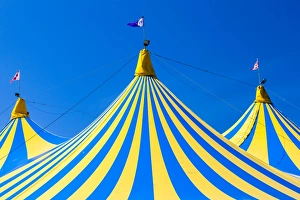 A marquee at the 2015 Hebcelt Festival in Stornoway, Scotland