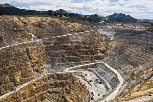 : Martha gold mine at Waihi in Waikato, New Zealand