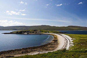 Nineteenth-century lime kilns at Loch Eriboll in Scotland