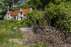 Boat Prints: An old ruined house in Glenelg, Scotland