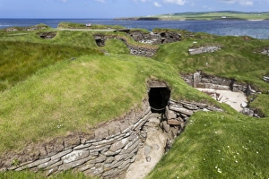 Ancient Monument Prints: The prehistoric settlement of Scara Brae in Orkney, Scotland