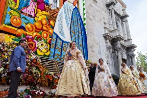 Religion Prints: Part of the procession honouring St Joseph in Burriana, Spain