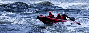 Images Dated 2012 November: A rescue boat at the Falls of Lora in Connel in Argyll and Bute, Scotland