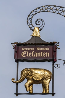 Colour Prints: A restaurant guild sign in Konstanz, Germany