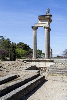 Roman remains at St-Remy-de-Provence in France