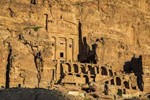 The royal burial tombs at Petra, Jordan