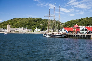 Boat Prints: A sailing ship at Oban, Scotland