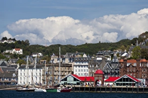 Fishing Boats Prints: Sailing ships at Oban in Argyll and Bute, Scotland