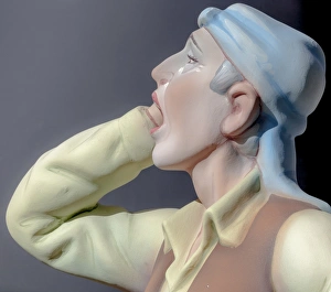 Spain Prints: A sculpture on display in Burriana, Spain