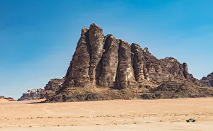 The Seven Pillars of Wisdom'at Wadi Rum, Jordan