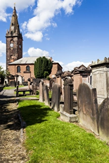 Dumfriesshire Prints: St Michael`s Church in Dumfries, Scotland