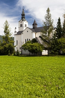 Church Prints: St Nicolaus Church in Bohinjska Bistrica, Slovenia