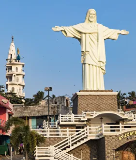 Editor's Picks: The statue of Christ at Vizhinjam near the resort of Kovalam in Kerala, India