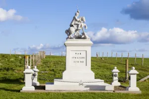 Island Prints: A statue of St George at the Italian Chapel, Orkney, Scotland