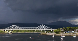 A stormy sky at Connel in Argyll and Bute, Scotland
