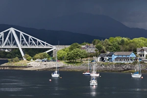 A stormy sky at Connel in Argyll and Bute, Scotland