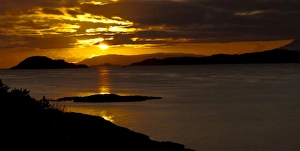 Sunset Prints: Sunset at Appin in Scotland