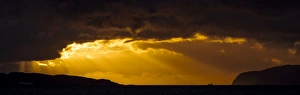 Boat Prints: A sunset from Benderloch in Argyll and Bute, Scotland