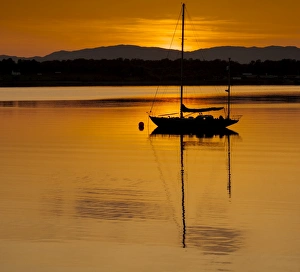 Images Dated 2011: Sunset at Benderloch, Argyll & Bute, Scotland