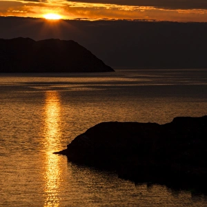 Images Dated 2013: Sunset at Shieldaig in Torridon, Scotland