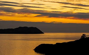 Island Prints: Sunset at Shieldaig in Torridon, Scotland
