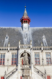 Architecture Prints: The Town Hall in Damme, Belgium