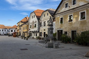 Julian Alps Prints: The town of Radovljica, Slovenia