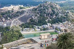 India Prints: The town of Sravanabelagola in Karnataka, India