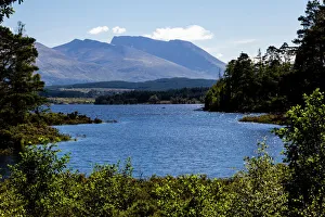 Trending: A view of Ben Nevis from Bunarkaig on Loch Lochy, Highland Region, Scotland
