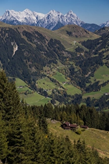 The view from Hahnenkamm, Tyrol, Austria