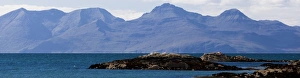 The view to Rum from Arisaig, Scotland