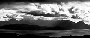 A view of Skye from the Bealach na Ba, Scotland