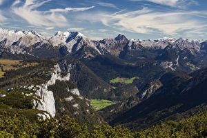Mountains Prints: The view from Steinplatte, Tyrol, Austria
