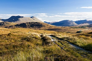 Mountains Prints: The West Highland Way, a long-distance footpath in Scotland
