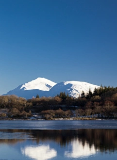 Mountains Prints: A winter scene at Loch Awe, Argyll & Bute, Scotland