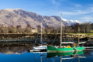 Yachts in Loch Leven, Scotland