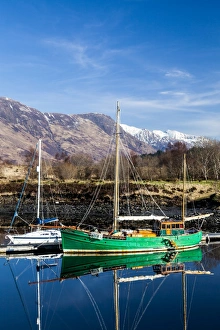 Yachts in Loch Leven, Scotland