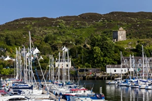Yachts in the marina at Tarbert, Scotland